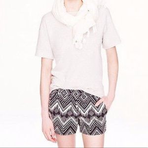 J. Crew Diamond Ikat Shorts NWOT